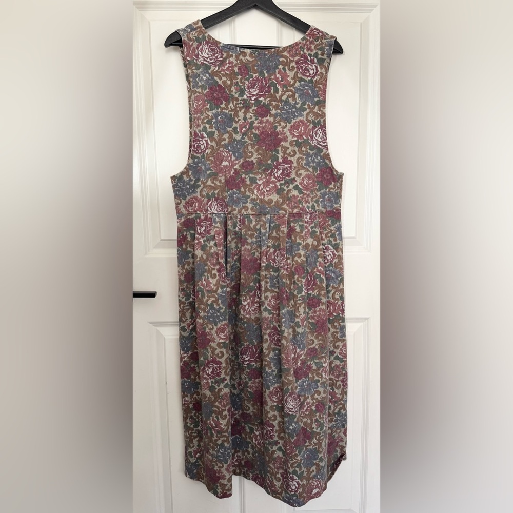 Vintage 90s Floral Sleeveless Dress - Picture 7 of 7